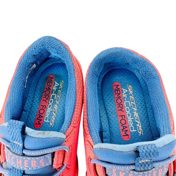 Skechers Summits Sneaker Shoes Womens US 8 Pink Blue Memory Foam Athletic 104087 - Picture 6 of 9